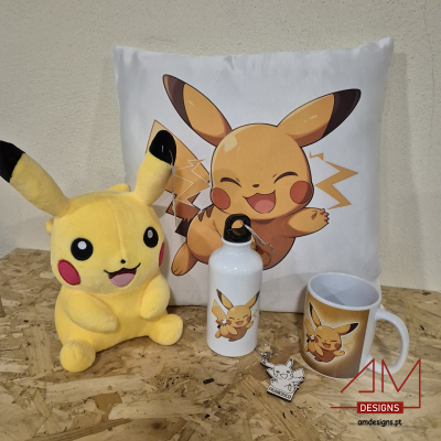 Kit Personalizado Pikachu – Um Presente Mágico para o Afilhado