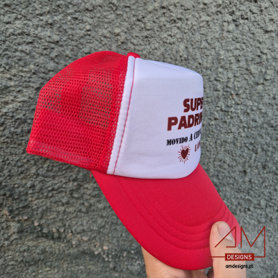 Boné Trucker Vermelho – Especial Padrinho - Páscoa