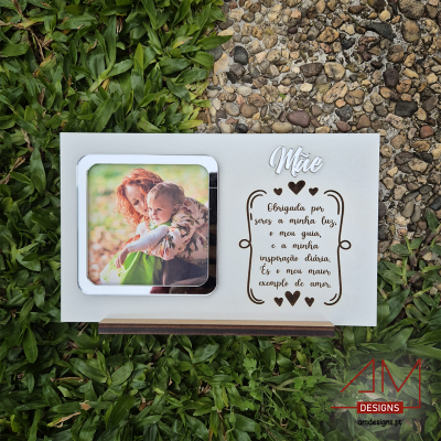 Moldura de Madeira para Fotografia – Especial Dia da Mãe