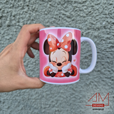 Caneca Personalizada Desenhos Animados - Afilhada – Edição Páscoa