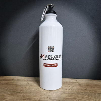 Brinde Empresarial – Garrafa de Alumínio 800 ml Personalizada