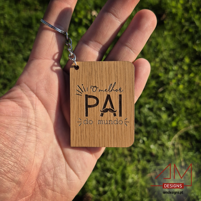 Porta-Chaves em Madeira – Especial Dia do Pai