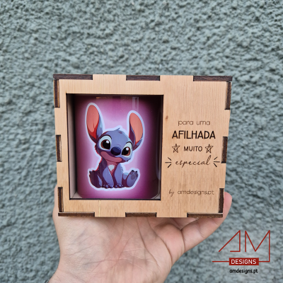 Caneca Personalizada Desenhos Animados - Afilhada – Edição Páscoa
