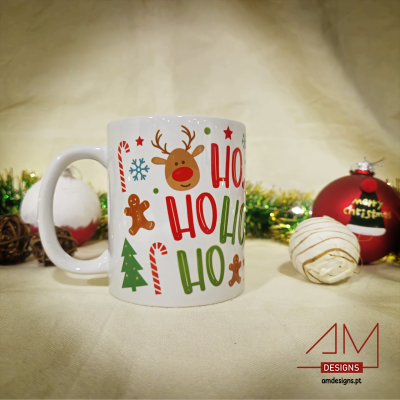 Caneca de Natal HOHOHO