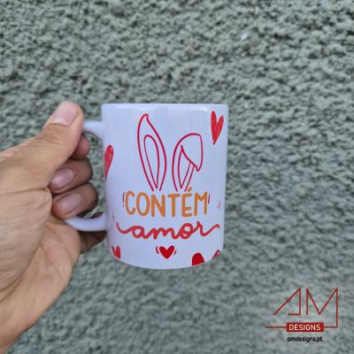 Caneca Personalizada "Melhor Madrinha do Mundo" – Edição Páscoa
