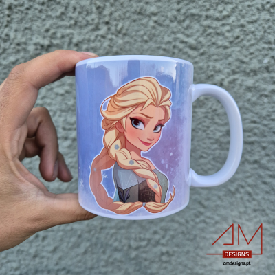 Caneca Personalizada Desenhos Animados - Afilhada – Edição Páscoa