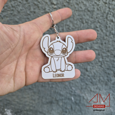Porta-Chaves em Madeira Personalizado – Desenhos Animados - Afilhados - Páscoa