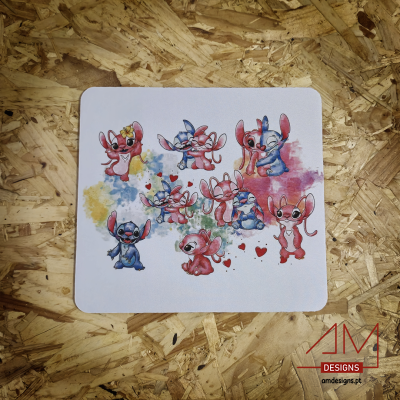 Tapete de Rato - Angel & Stitch