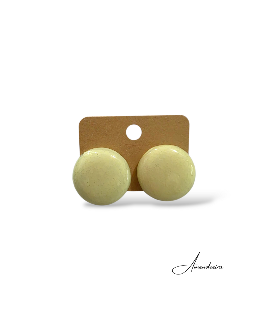 Brincos Bilbau - Simple Baunilha Brincos Bilbau - Simple Baunilha