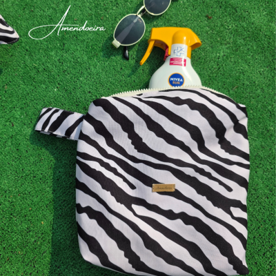 Bolsa Malibu praia/piscina- Zebra larga