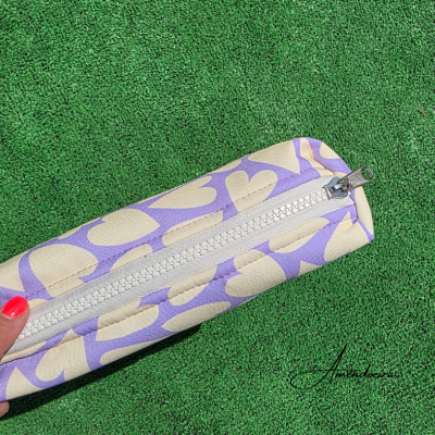 Bolsa Malibu praia/piscina- Love lavanda