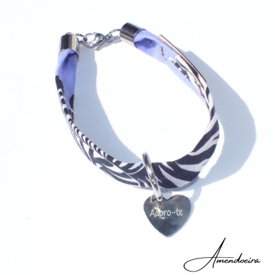Pulseira Mel - Zebra lilás