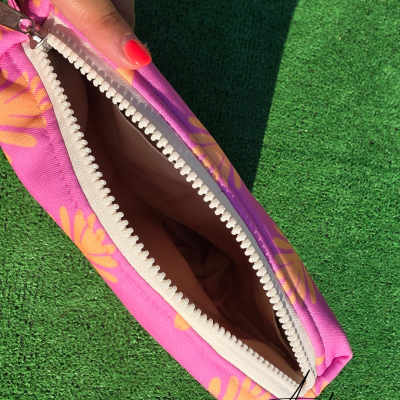 Bolsa Malibu praia/piscina- Algas in rose