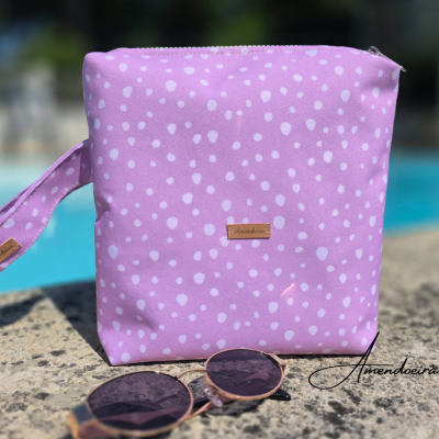Bolsa Malibu praia/piscina- Pintas em lavanda