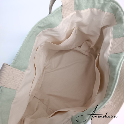 Mala de Praia Maldivas - Verde menta