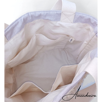 Mala de Praia Maldivas - Lilás