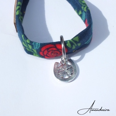 Pulseira Mel - Red rose - trevo