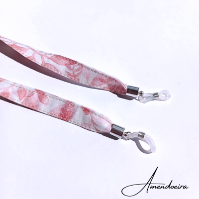 Fita de óculos leaves pink