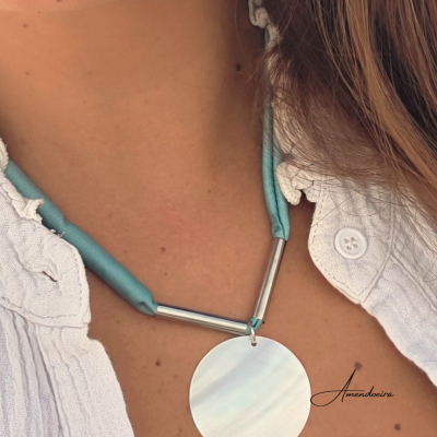 Colar Aurora- Madre pérola natural