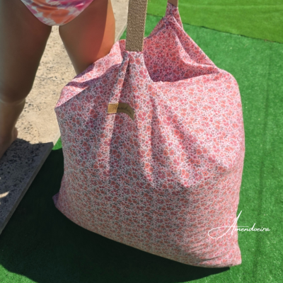 Puff/almofada Miami de praia - Small flowers