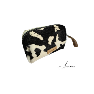 Bolsa Atenas em pele- porta moedas e cartões - Cowi white