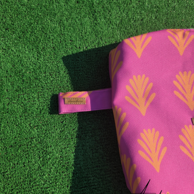 Bolsa Malibu praia/piscina- Algas in rose