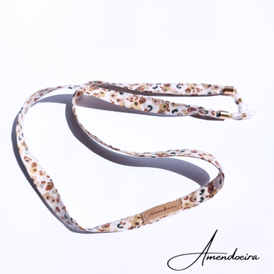 Fita de óculos Leopard mini - dourado