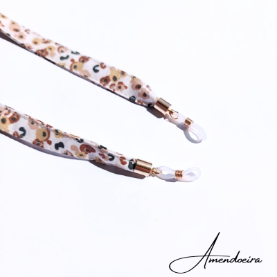 Fita de óculos Leopard mini - dourado