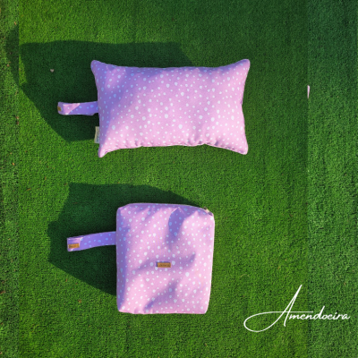 Almofada de praia/piscina- Pintas lavanda