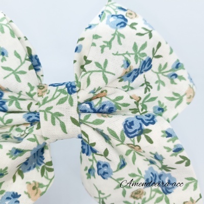Laço - Floral Azul