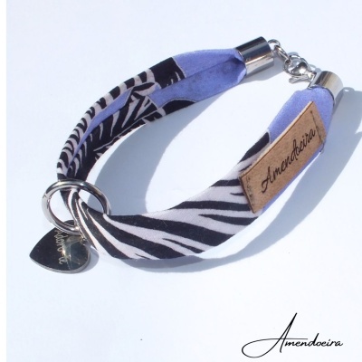 Pulseira Mel - Zebra lilás