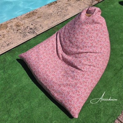 Puff/almofada Miami de praia - Small flowers