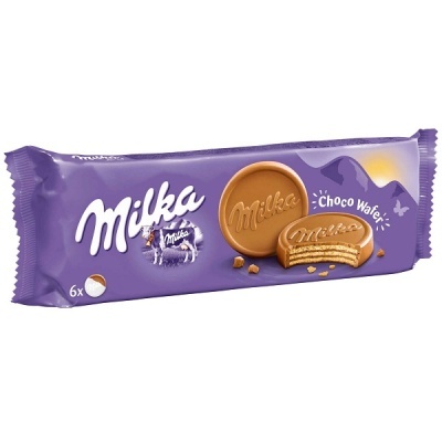 Milka Bolacha Wafers Chocolate de Leite