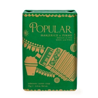 Sabonete Sólido Lusitanos Popular - Manjericão e Pinho