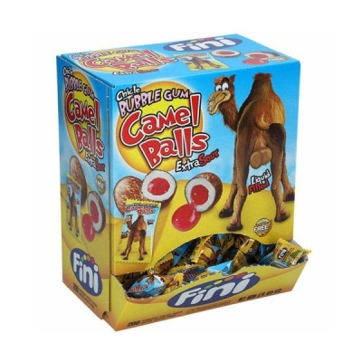 Caixa de Pastilha Elástica - Camel Balls