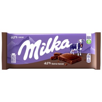 Tablete de Chocolate Extra Cacau Milka