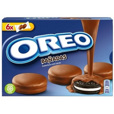 Bolachas Oreo Cobertas com Chocolate de Leite