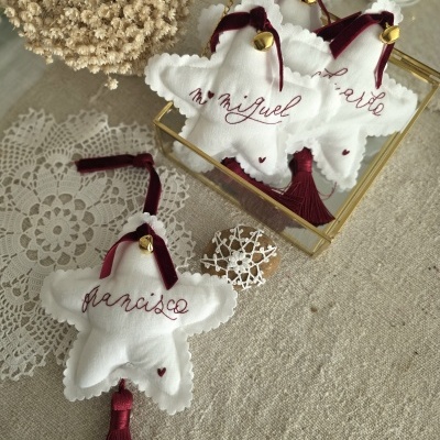 Estrela de Natal personalizada