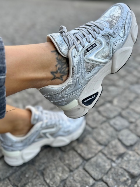 Sapatilhas Replay Destiny W MOON SILVER Sapatilhas Replay Destiny W MOON SILVER