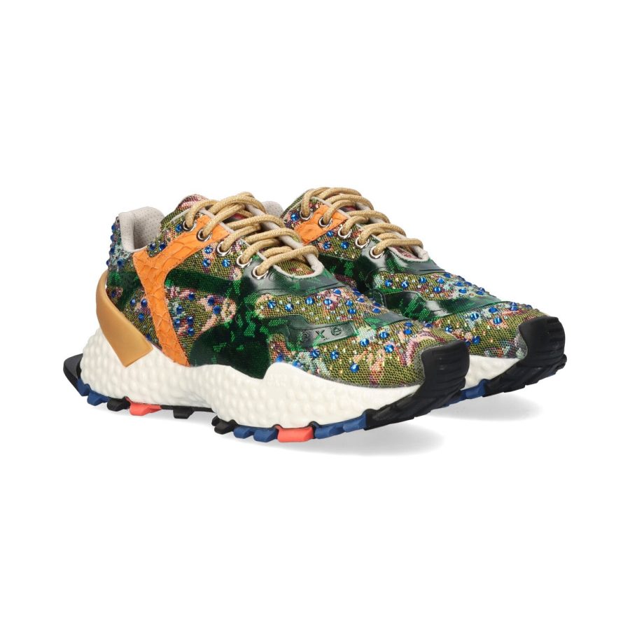 Sapatilhas Exé 999-3 Green Orange Sapatilhas Exé 999-3 Green Orange
