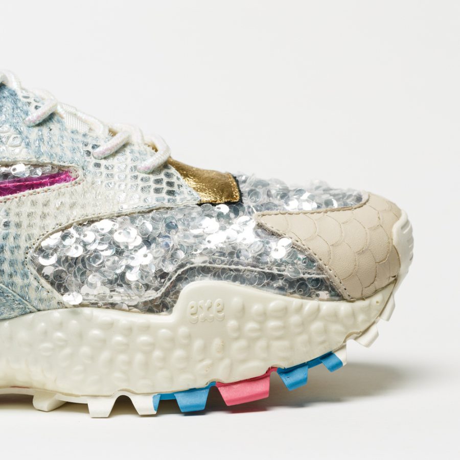 Sapatilhas Exé 999-14 Beige/Silver Sapatilhas Exé 999-14 Beige/Silver