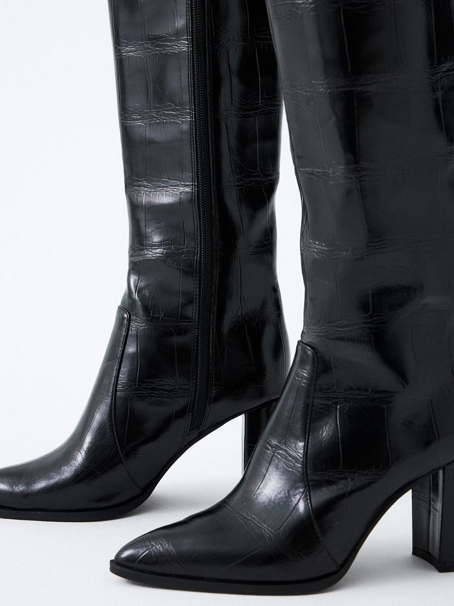 Bota Cano Alto Exé FIEEIRA.444 Black Bota Cano Alto Exé FIEEIRA.444 Black