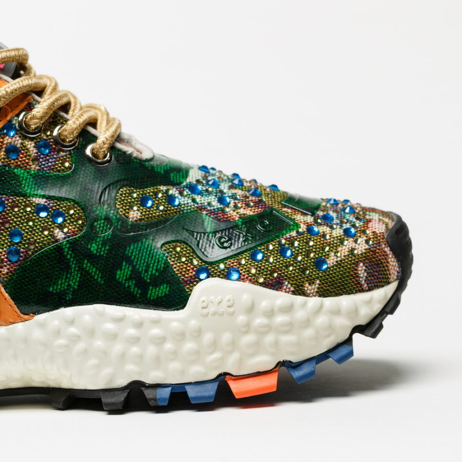 Sapatilhas Exé 999-3 Green Orange Sapatilhas Exé 999-3 Green Orange