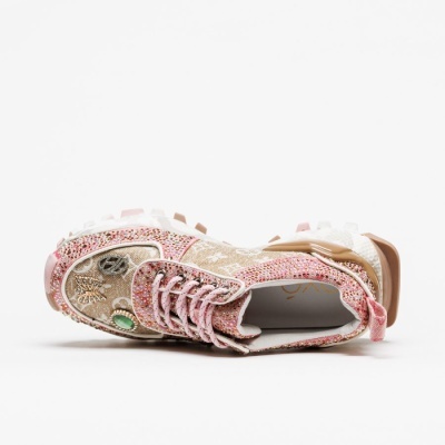 Sapatilhas Exé SY24-6 Taupe Pink Sapatilhas Exé SY24-6 Taupe Pink