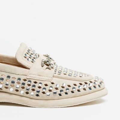 Mocassim ABF-97 2326-28 Bege Mocassim ABF-97 2326-28 Bege