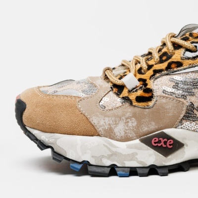 Sapatilhas Exé 134-10 Taupe/Leop. Sapatilhas Exé 134-10 Taupe/Leop.