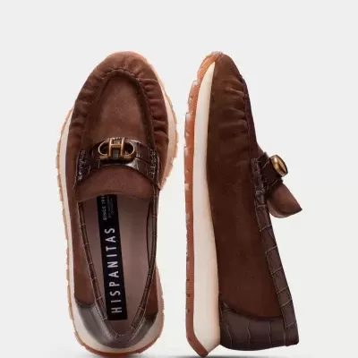 Sapato Hispanitas HV254400 Castanho Sapato Hispanitas HV254400 Castanho