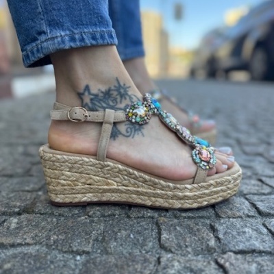 Sandália Alma en Pena 251450 Taupe