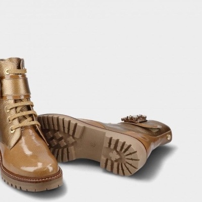 Bota Estilo Militar MLV Raquel.68 Gold