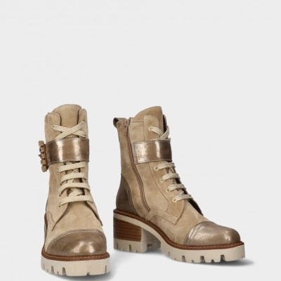 Bota Estilo Militar MLV Tamara.06 Taupe